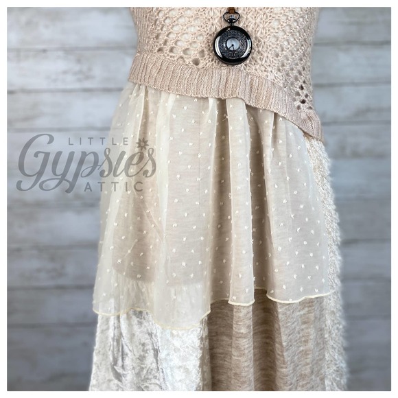 Ryu 70s Shag and Mixed Media Tunic - Picture 8 of 10